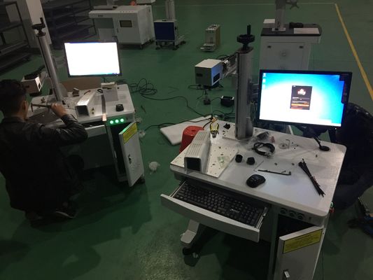 Система управления Cypcut 30W Разделенная волоконная лазерная маркировочная машина для гравировки металлических ювелирных изделий